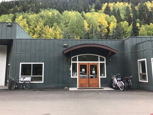 The front entrance of the Public Works Offices