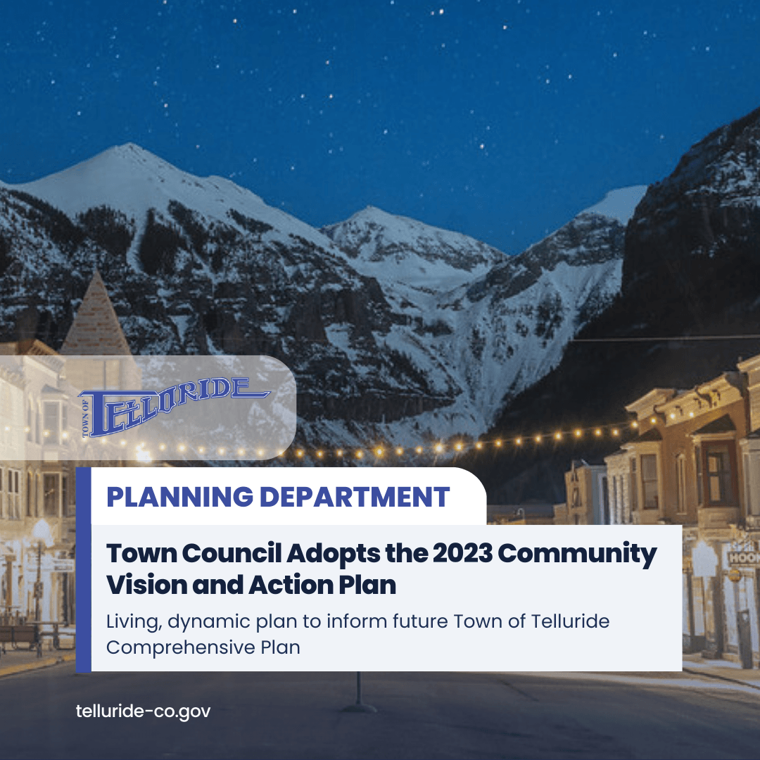 Town Council Adopts the 2023 Community Vision and Action Plan