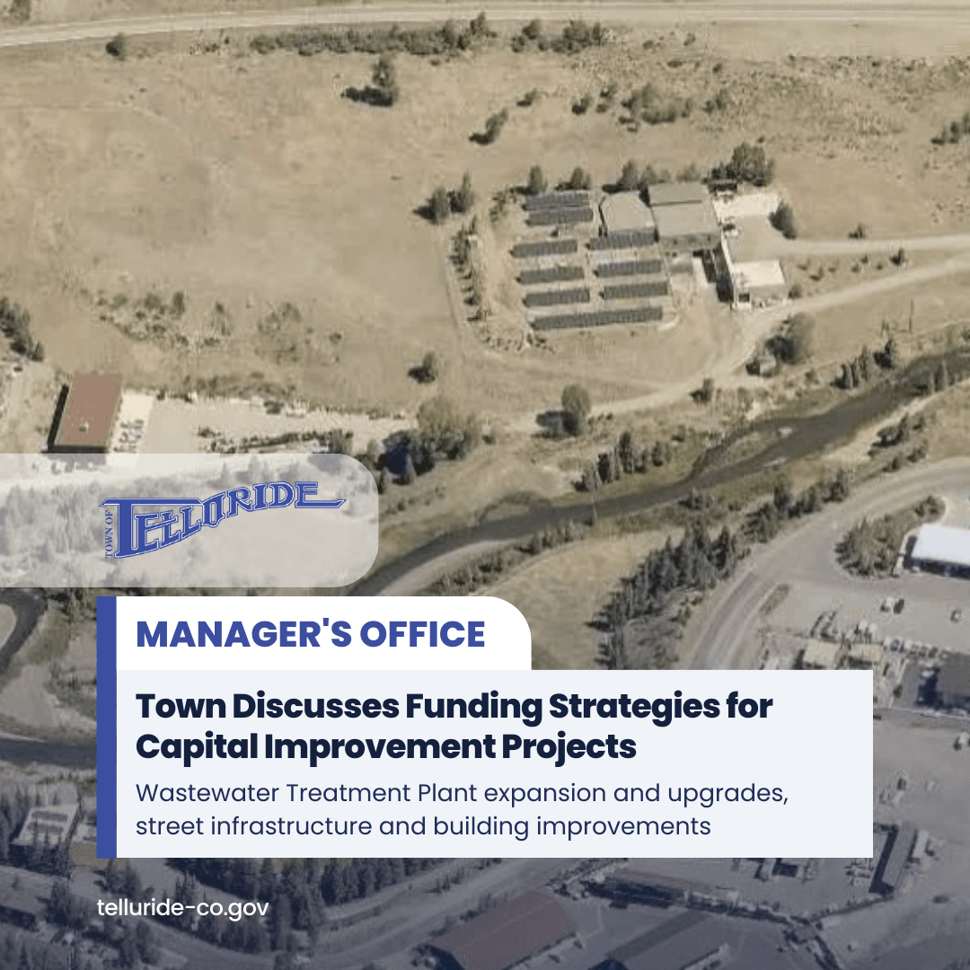 Town of Telluride Discusses Funding Strategies for Capital Improvement Projects