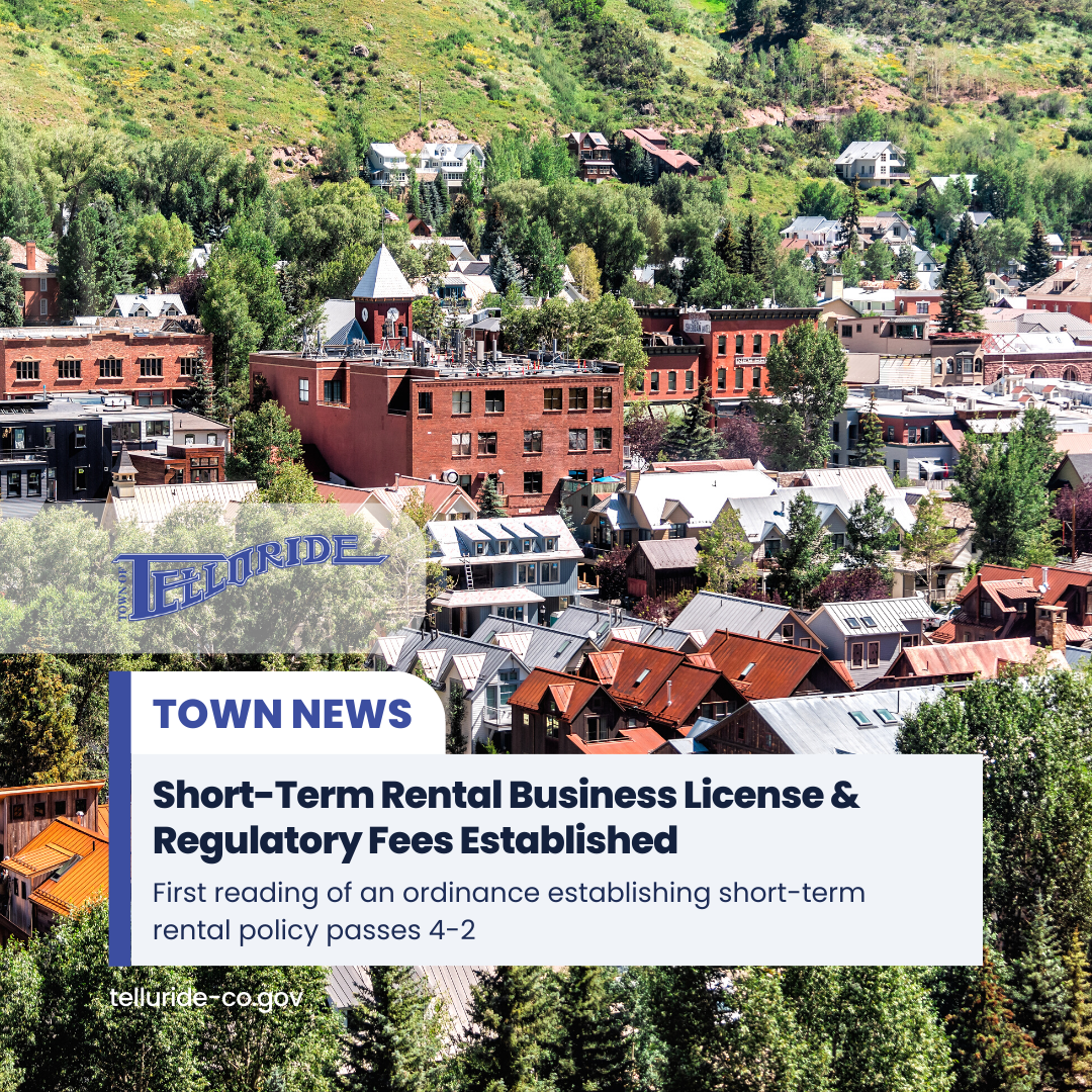 Short-Term Rental Business License and Regulatory Fees Established
