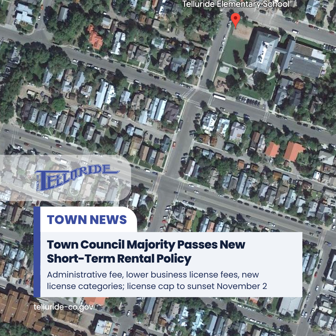 Town Council Majority Passes New Short Term Rental Policy