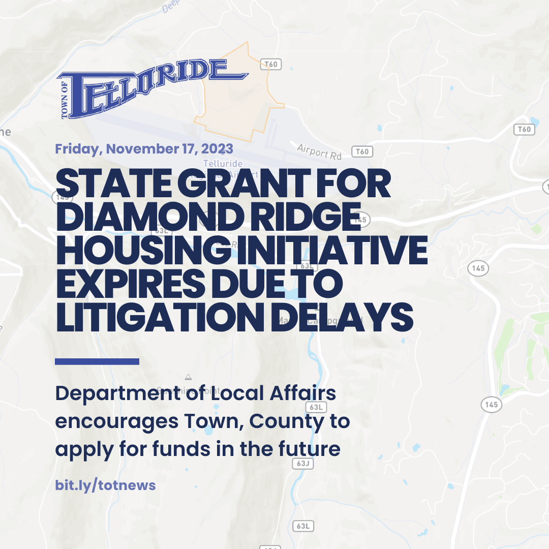 State Grant for Diamond Ridge Housing Initiative Expires Due to Litigation Delays